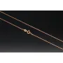 Hochwertig produzierte Venezianerkette aus Roségold (585 14k Gold) für Damen (45 cm Länge)