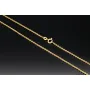 Zeitlose, glänzende Ankerkette aus edlem 14K 585 Gold (Gelbgold) kurzgliedrig - 60cm lang, ca. 1,5mm breit, ca. 5,6g