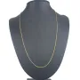 Zeitlose, glänzende Ankerkette aus edlem 14K 585 Gold (Gelbgold) kurzgliedrig - 60cm lang, ca. 1,5mm breit, ca. 5,6g