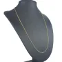 Zeitlose, glänzende Ankerkette aus edlem 14K 585 Gold (Gelbgold) kurzgliedrig - 60cm lang, ca. 1,5mm breit, ca. 5,6g