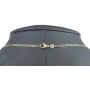 Funkelnde Goldkette mit feinem, stilvollem Muster in edlem Gold (585 14k Gelbgold, ca. 45cm lang, 2mm breit)