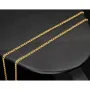 Funkelnde Goldkette mit feinem, stilvollem Muster in edlem Gold (585 14k Gelbgold, ca. 45cm lang, 2mm breit)