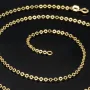 Exquisite Goldkette aus funkelndem Gold (585 / 14K Gelbgold) , ca. 50cm Länge 2mm