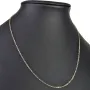 Exquisite Goldkette aus funkelndem Gold (585 / 14K Gelbgold) , ca. 50cm Länge 2mm