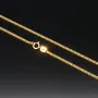 Zeitlose Panzerkette aus glänzendem 585 / 14K Gold ca. 1,7mm Breite (ca. 60cm, ca. 1,7mm)