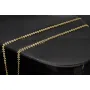 Kurze Goldkette für schlanke Damen und Kinder aus edlem Gold (585 / 14K Gelbgold) , ca. 45cm Länge 2mm