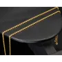 Sehr kurze, exquisite Ankerkette in ca. 42cm Länge, ca. 1,7mm Breite für sehr schlanke Damen aus Gold (585er 14k Gelbgold) mit FBM-Stempel