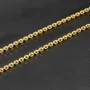 Sehr kurze, exquisite Ankerkette in ca. 42cm Länge, ca. 1,7mm Breite für sehr schlanke Damen aus Gold (585er 14k Gelbgold) mit FBM-Stempel
