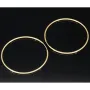 Elegante Creolen / Ohrringe in klassischem Design in hochwertigem Gold (585 14K Gelbgold) glänzend poliert
