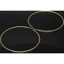 XXXL Gold-Creolen in zeitlosem Design aus 14K 585 Gelbgold glänzend poliert