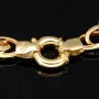 Gold-Armband für Damen in zeitlosem Design aus hochwertigem 14K 585 Gelbgold, ca. 20cm Länge, 7mm Breite
