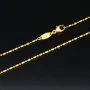Christ Markenschmuck - Kürzere, hochwertig produzierte Goldkette aus glänzendem 18k / 750 Gold 46cm, 1,2 mm