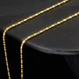 Christ Markenschmuck - Kürzere, hochwertig produzierte Goldkette aus glänzendem 18k / 750 Gold 46cm, 1,2 mm