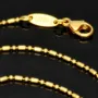 Christ Markenschmuck - Kürzere, hochwertig produzierte Goldkette aus glänzendem 18k / 750 Gold 46cm, 1,2 mm