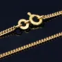 lange Rundpanzerkette aus 585er (14k) Gelbgold in 73 cm
