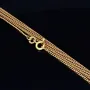 lange Rundpanzerkette aus 585er (14k) Gelbgold in 73 cm