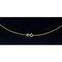 lange Rundpanzerkette aus 585er (14k) Gelbgold in 73 cm