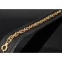 Zeitloses Bicolor Armband mit aus edlem 14K 585 Gold (Gelbgold und Weißgold) ca. 20cm