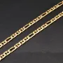 Funkelnde Goldkette - Mix aus Figaro- und Stäbchenpanzerkette aus edlem 585 / 14K Gelbgold- ca. 52 cm lang, ca. 4mm