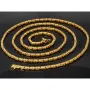 Funkelnde Königskette in XXL Länge ca. 92cm und 2,7mm aus massivem Gelbgold (14K 585 Gold, ca. 47,8g)