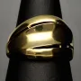 Sehr schöner Statement-Ring für Damen aus funkelndem, massivem 14K 585er Gold Ringgröße ca. 55-56