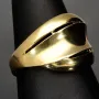 Sehr schöner Statement-Ring für Damen aus funkelndem, massivem 14K 585er Gold Ringgröße ca. 55-56