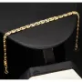 Gold-Armband mit feinem Dekor aus funkelndem 585 14k Gelbgold, ca. 19cm lang und 3,5mm breit