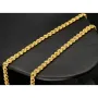 Zeitloses Collier / Flache Goldkette für Damen mit außergewöhnlichem Design aus glänzendem 333 (8k) Gelbgold in ca. 46cm, ca. 5mm