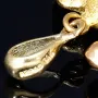 Funkelnder Kamel - Anhänger aus massivem, hochwertigen 14K Gold (14k 585 Gelbgold)