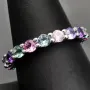 Memory Damen-Ring mit Zirkonia im Brillantschliff, mind. 2,72 ct – 925er Silber, rhodiniert RG ca. 61