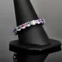 Memory Damen-Ring mit Zirkonia im Brillantschliff, mind. 2,72 ct – 925er Silber, rhodiniert RG ca. 61