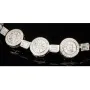 Armband für Damen aus 925 Silber in zeitlosem, filigranen Design, in feinster Präzision besetzt mit vielen funkelnden Zirkoniasteinen (Diamantimitationen) in ca. 19 cm Länge