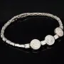 Armband für Damen aus 925 Silber in zeitlosem, filigranen Design, in feinster Präzision besetzt mit vielen funkelnden Zirkoniasteinen (Diamantimitationen) in ca. 19 cm Länge