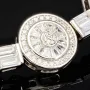 Armband für Damen aus 925 Silber in zeitlosem, filigranen Design, in feinster Präzision besetzt mit vielen funkelnden Zirkoniasteinen (Diamantimitationen) in ca. 19 cm Länge