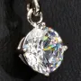 Ohrringe in feinem Glanz: Zirkoniasteine im Brillantschliff treffen auf rhodiniertes Sterlingsilber (925)
