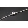 Edles Schmuck-Set aus funkelndem 925er Sterling Silber - Elegantes Armband und funkelnde Ohrstecker mit brillantgeschliffenen Zirkoniasteinen (Diamantimitat)
