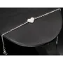 Hochwertig produziertes Armband mit Herz-Anhänger – 925er Sterling Silber mit vielen kleinen Zirkoniasteinen (Diamantimitaten) längenverstellbar in ca. 18, 19, 20, 21, 22 cm