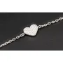 Hochwertig produziertes Armband mit Herz-Anhänger – 925er Sterling Silber mit vielen kleinen Zirkoniasteinen (Diamantimitaten) längenverstellbar in ca. 18, 19, 20, 21, 22 cm