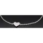 Hochwertig produziertes Armband mit Herz-Anhänger – 925er Sterling Silber mit vielen kleinen Zirkoniasteinen (Diamantimitaten) längenverstellbar in ca. 18, 19, 20, 21, 22 cm