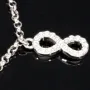 Trendiges Silber-Armband / Bettelarmband aus edlem Sterling 925 Silber mit kreativen Anhängern, verziert mit zahlreichen funkelnden Zirkoniasteinen (Diamantoptik), längenverstellbar ca. 17 – 20 cm
