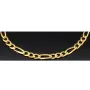 Figaro Armband aus funkelndem 333er (8k) Gelbgold – ca. 19 cm lang, 3,5 mm breit