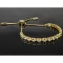 Armband für Damen aus 925er Silber, vergoldet, besetzt mit vielen funkelnden, hochkarätigen Zirkonia im Ovalschliff in edlen Krappenfassungen - längenverstellbar in ca. 16, 17, 18, 19, 20, 21, 22, 23 und 24 cm