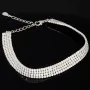Bling-Bling Zirkonia-Armband aus 925er Silber, rhodiniert in feinem Design, in filigraner Präzision besetzt mit 340 Zirkoniasteinen ca. 3,40 ct. im Brillantschliff (Diamantimitationen) Längenverstellbar ca: 16-21 cm