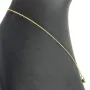 Exquisites Schmuckset - Kette mit Anhänger aus Sterling Silber 925, vergoldet, mit einem in Krappen gefassten, fliederfarbenen Zirkonia (Diamantimitat 1,00 ct. Brillantschliff)