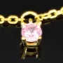 Charm-Armband für Damen aus 925er Silber, vergoldet, dekoriert mit farbenfrohen, bunten, brillantgeschliffenen Zirkonia (Diamantimitaten) in edlen Krappenfassungen - längenverstellbar in ca. 17, 18, 19, 20 cm