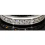 Memory-Ring aus 925 Sterling Silber – Trendiges Design mit leuchtendem Zirkonia-Besatz (Diamantimitationen) - RG ca. 53