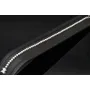 Schmetterling-Armband aus rhodiniertem 925er Sterling Silber mit 61 funkelnden Zirkoniasteinen im Brillantschliff (Diamantimitationen ca. 3,25 Karat gesamt) ca: 19cm