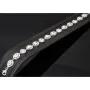 Hochwertige, verarbeitetes Zirkonia Armband – 11,35 ct | Schliffmix | 925 Silber rhodiniert und poliert - Länge anpassbar: ca. 19,5 - 22,5 cm