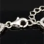 Hochwertige, verarbeitetes Zirkonia Armband – 11,35 ct | Schliffmix | 925 Silber rhodiniert und poliert - Länge anpassbar: ca. 19,5 - 22,5 cm