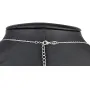 Maritime Seestern-Kette mit vielen kleinen, funkelnden Zirkonia-Steinen (Diamatimitate, Brillantschliff) aus 925 Sterling Silber poliert und rhodiniert - Länge verstellbar 45-50 cm